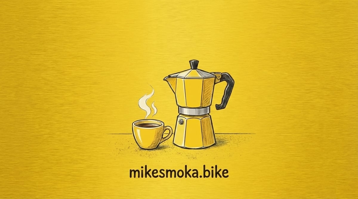 Mike's Moka Pot bike setup